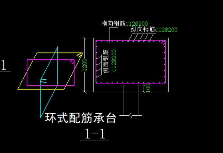 环式配筋承台箍筋怎么设置承台底筋又怎么弄求大神指点下