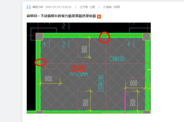 受力筋