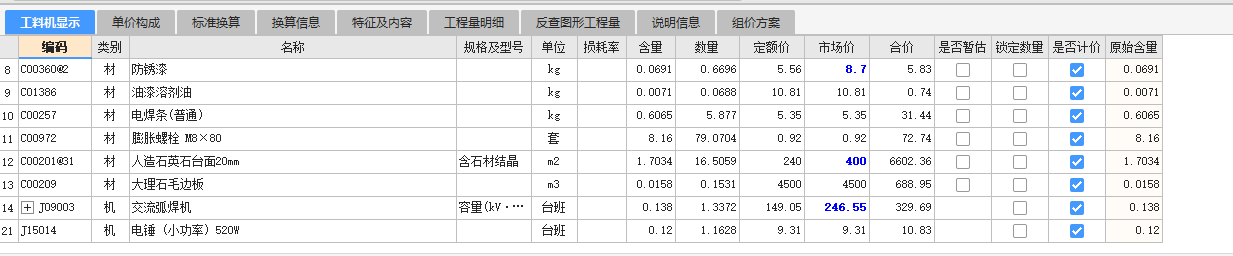 定額的