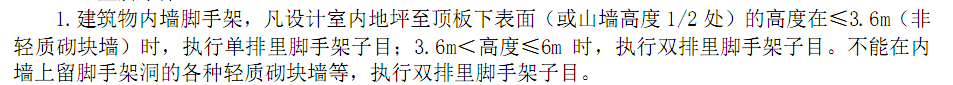 砌筑腳手架