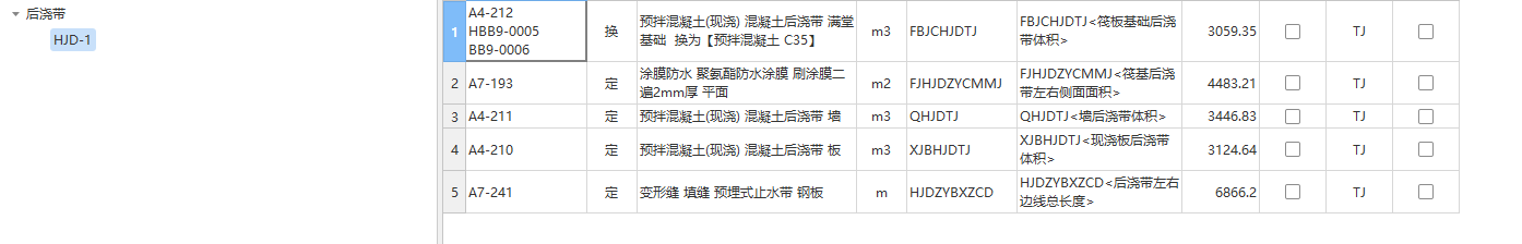 后澆帶