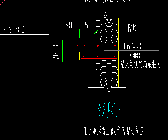 弧形