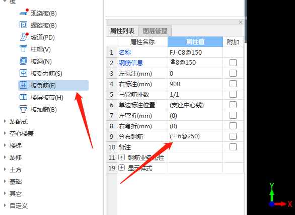 負筋
