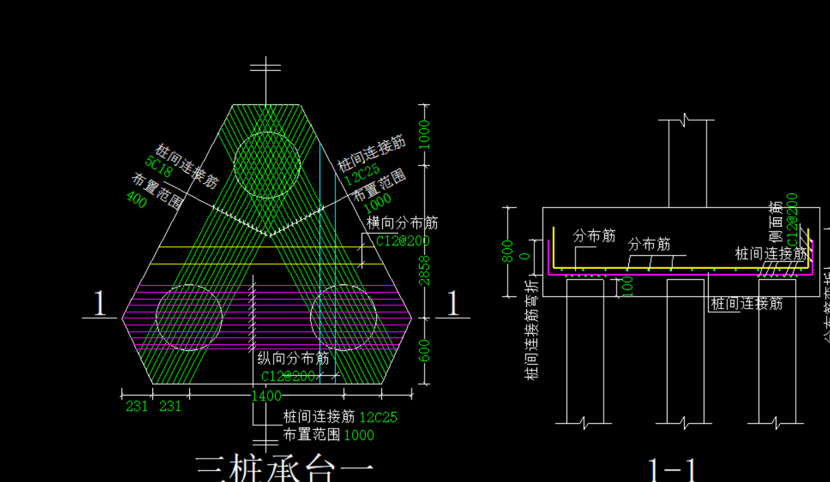 三樁承臺(tái)