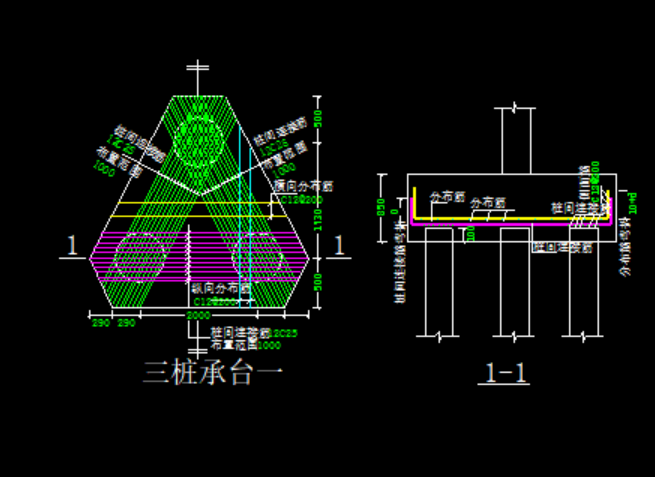 三樁承臺