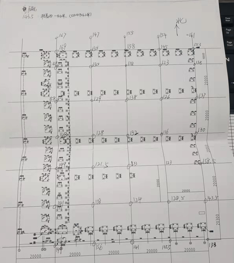 自然地坪標高