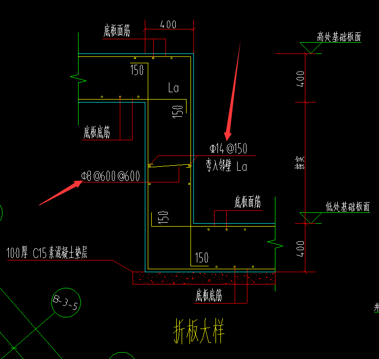 筏板變截面