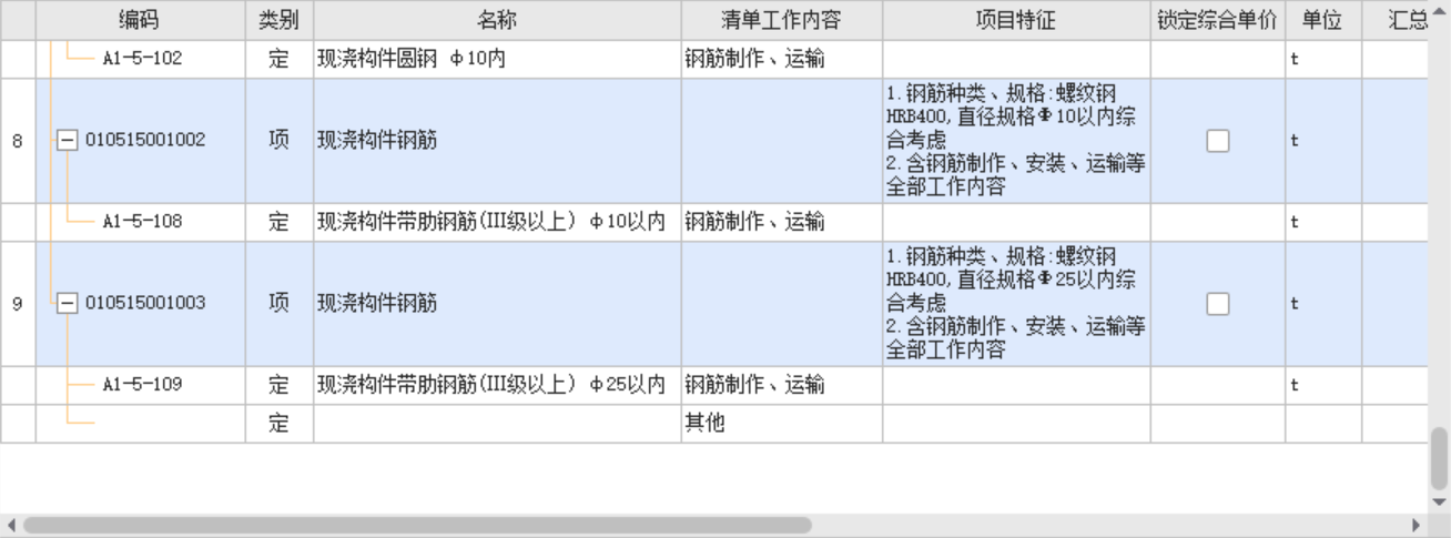 鋼筋工程量