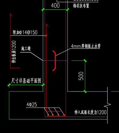 伸入