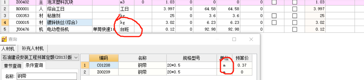 單位不同