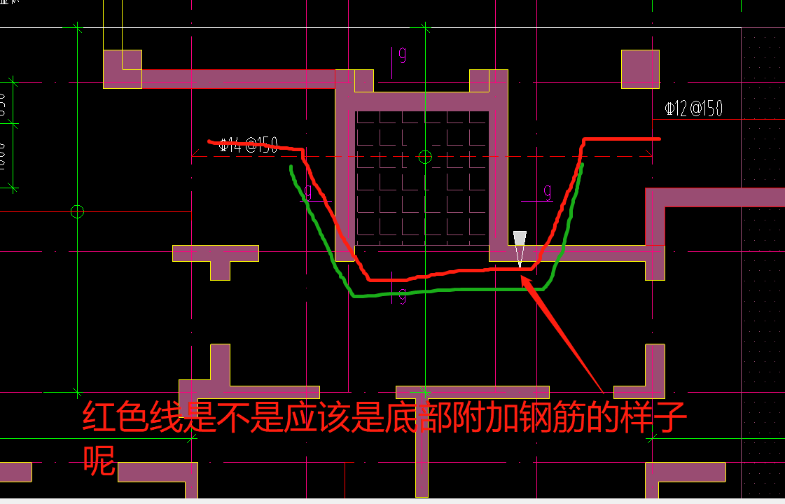 筏板底部