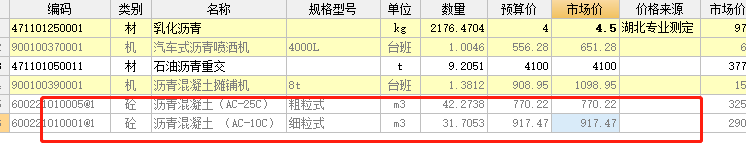 湖北08定額
