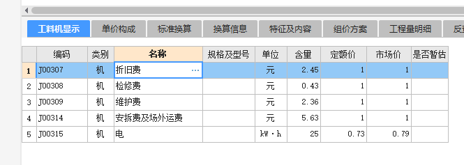定額