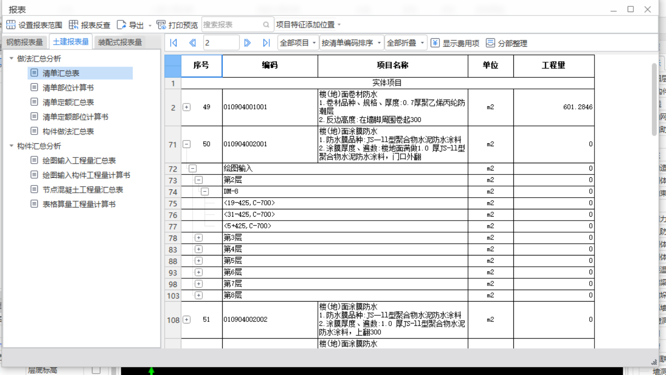 程量表達式