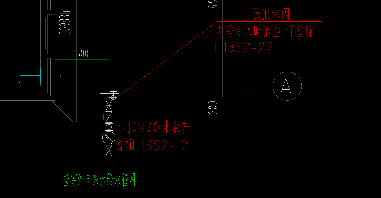 给水管材质是arg管水表井阀门一般是什么连接方式套哪个定额