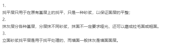 找平層