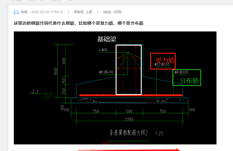 受力筋