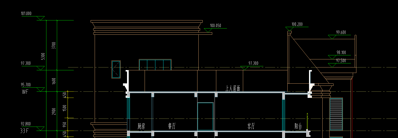 檐高