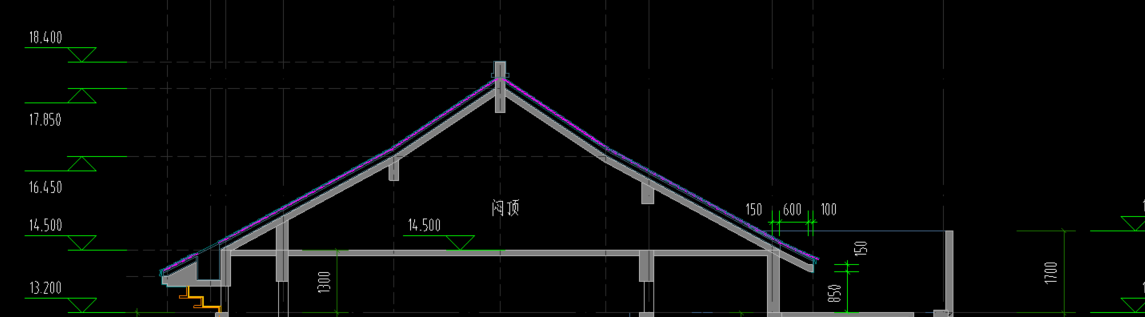 形成建筑空間的坡屋頂