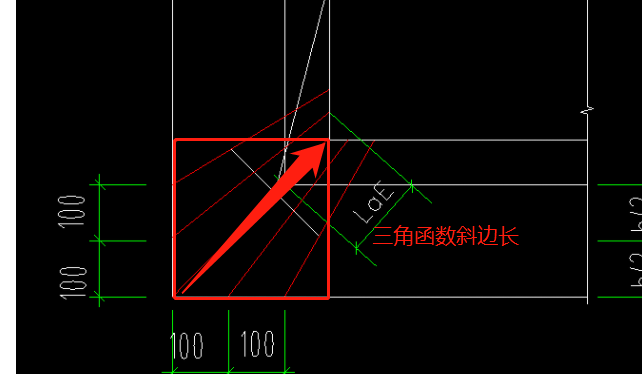 放射筋的長度怎么計算