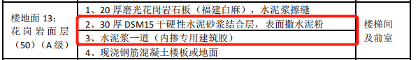 水泥砂漿結合層