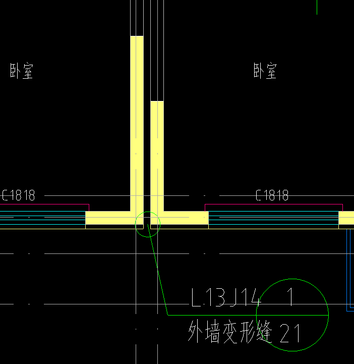 墻中間
