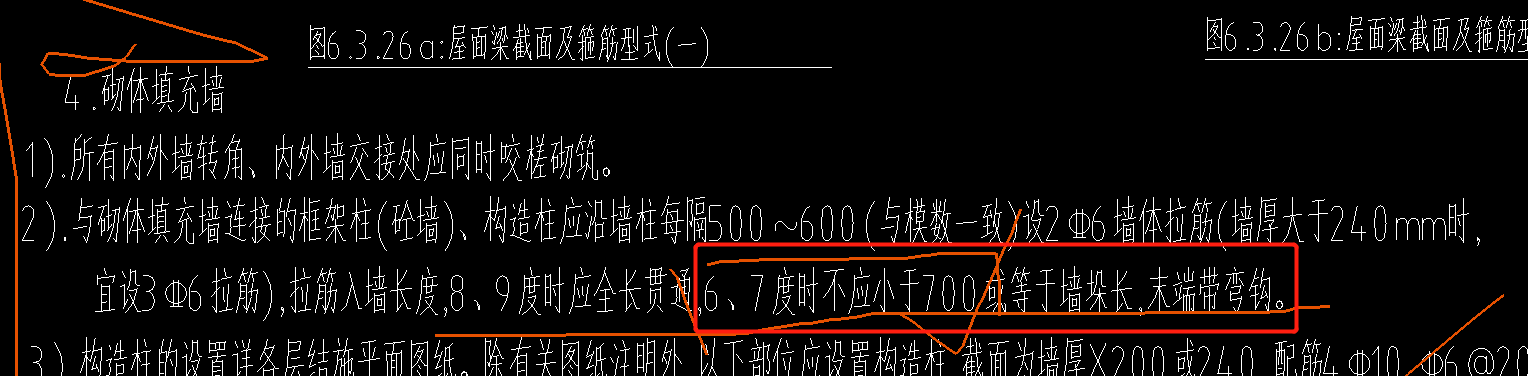 直筋