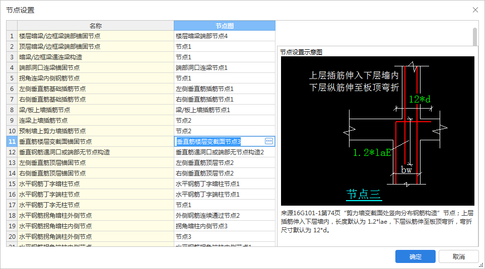 節(jié)點(diǎn)設(shè)置