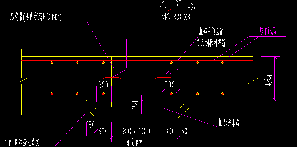 后澆帶
