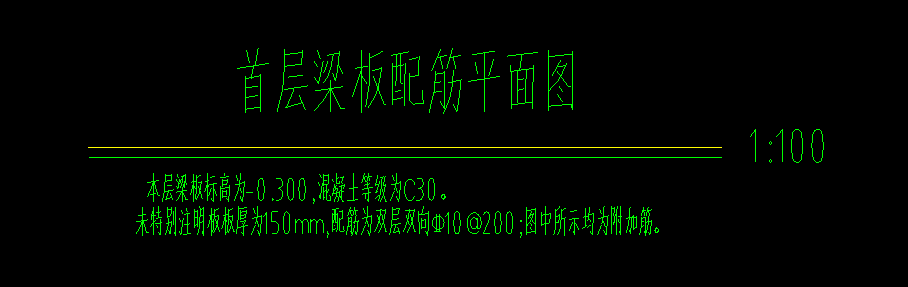 首層標(biāo)高