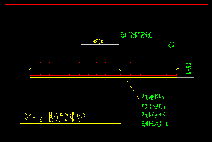 后澆帶