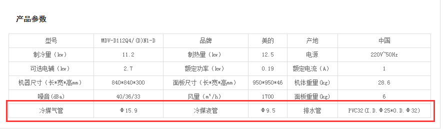 冷媒管