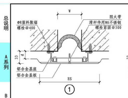 鋁合金變形縫