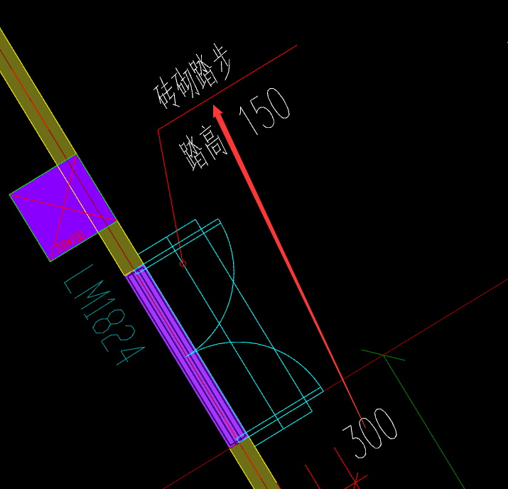 直形梯段