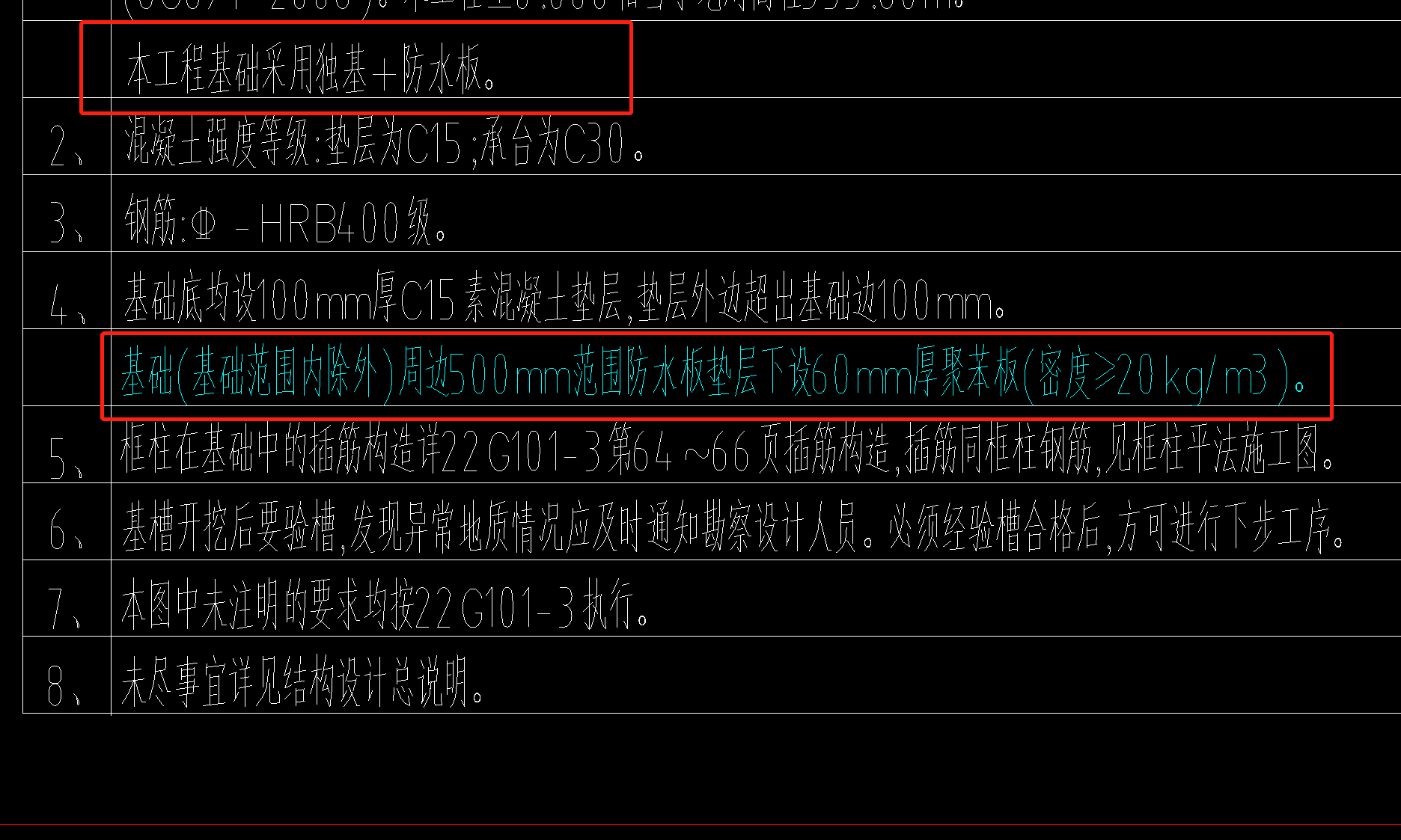 筏板基礎