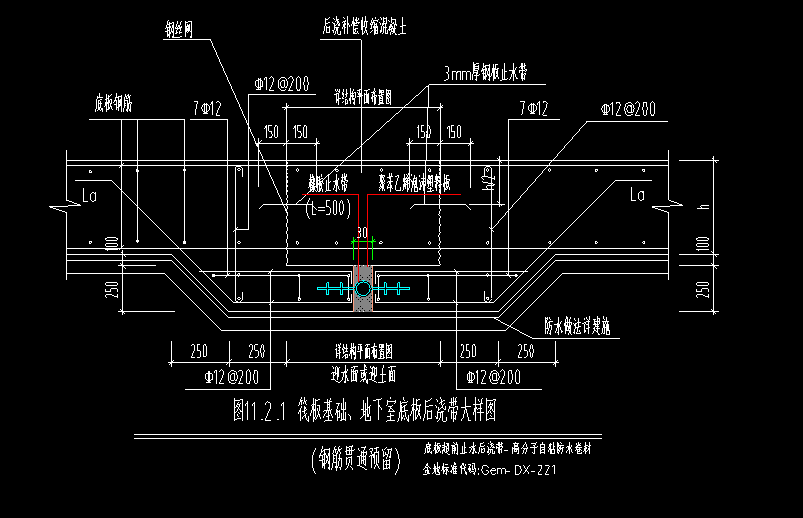 后澆帶
