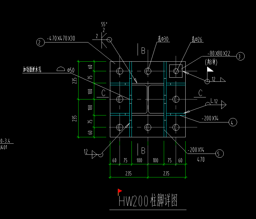 柱腳