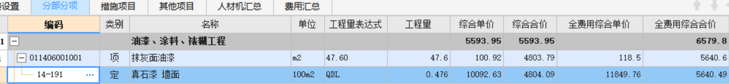 實際單價
