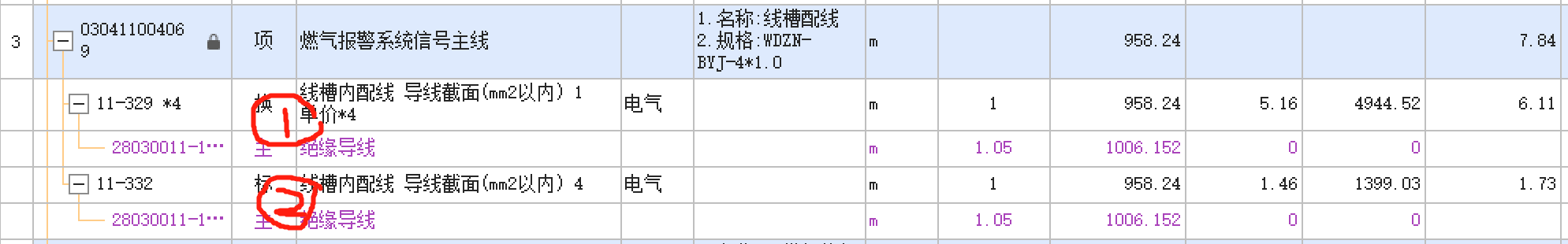配線
