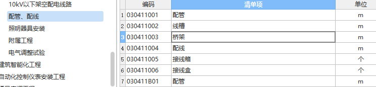 清單定額