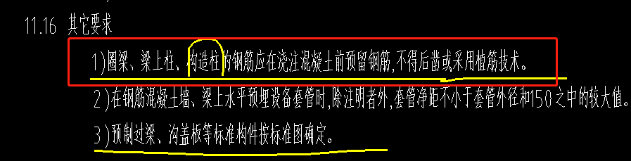 預留埋件