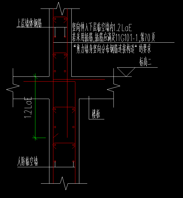伸入