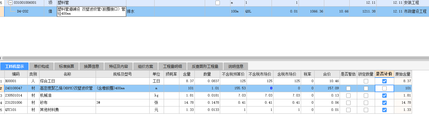 計價