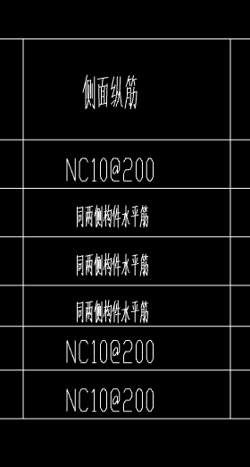 連梁表
