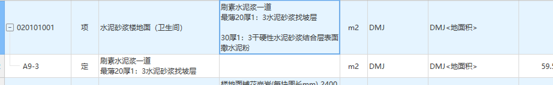 水泥砂漿樓地面