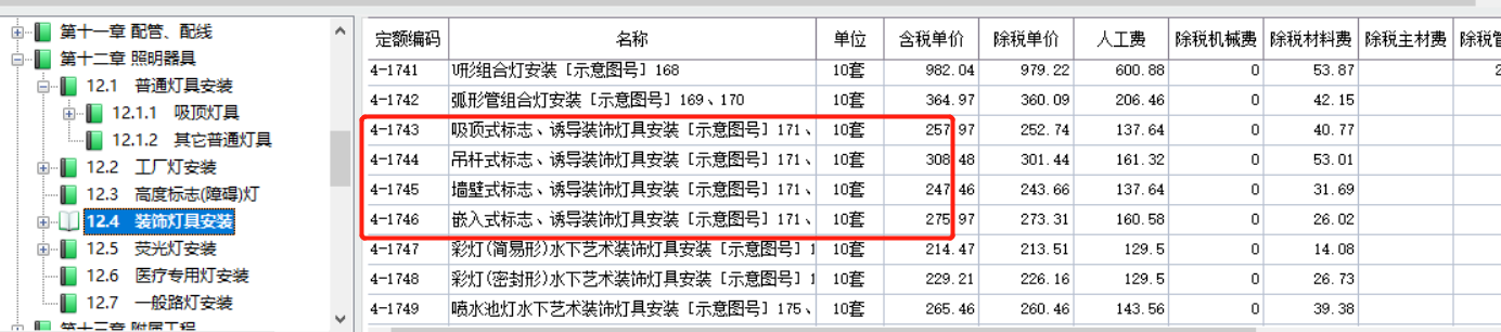 套清單