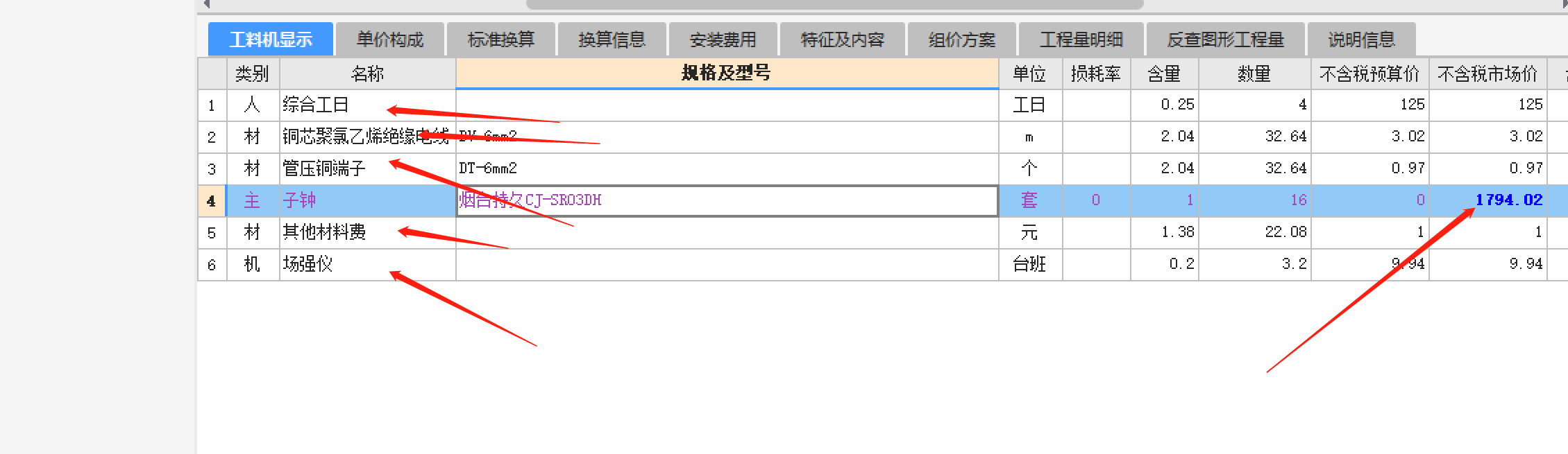 單價(jià)