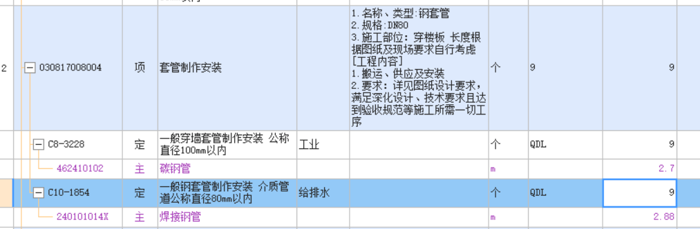 山西定額