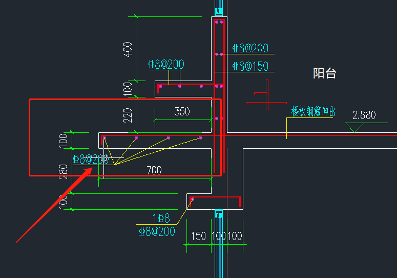 空調板的鋼筋怎么布置