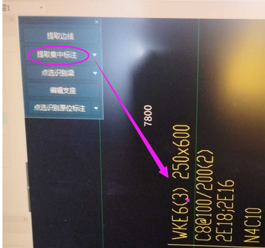 梁集中標注